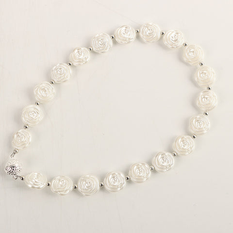 Gold And Silver Pearl Chain Magnetic Snap Bracelet Magnetic Snap