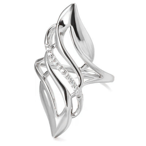 Exaggerated Curve Women's Tail Gold Fashion Unique Ring