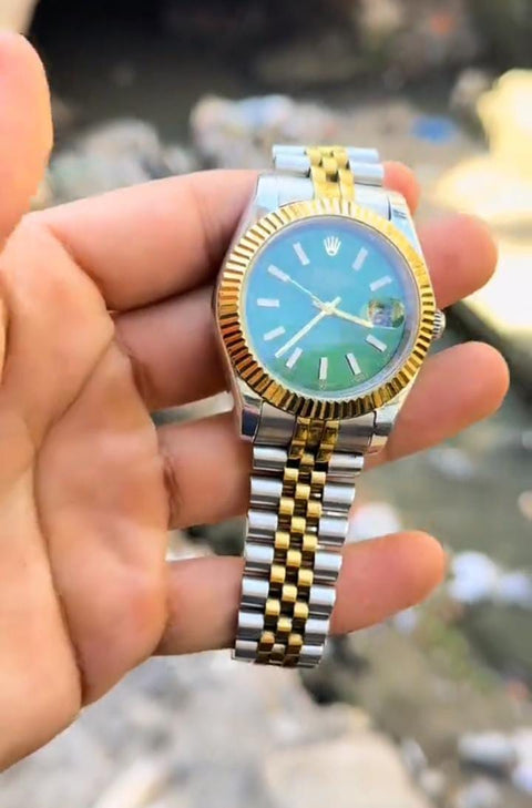 ROLEX WATCH GREEN DIAL